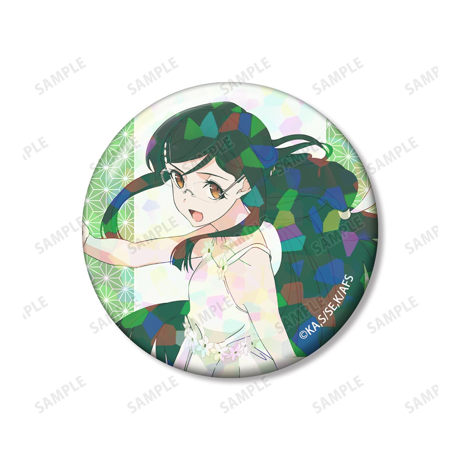 テレビアニメ『春夏秋冬代行者 春の舞』 葉桜瑠璃 ホログラム缶バッジ3個セット 画像 5 | AniSmile