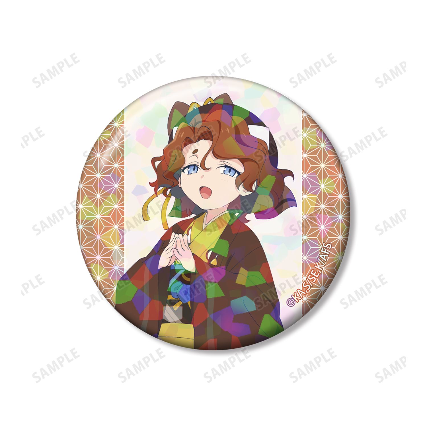 テレビアニメ『春夏秋冬代行者 春の舞』 祝月撫子 ホログラム缶バッジ3個セット 画像 5 | AniSmile