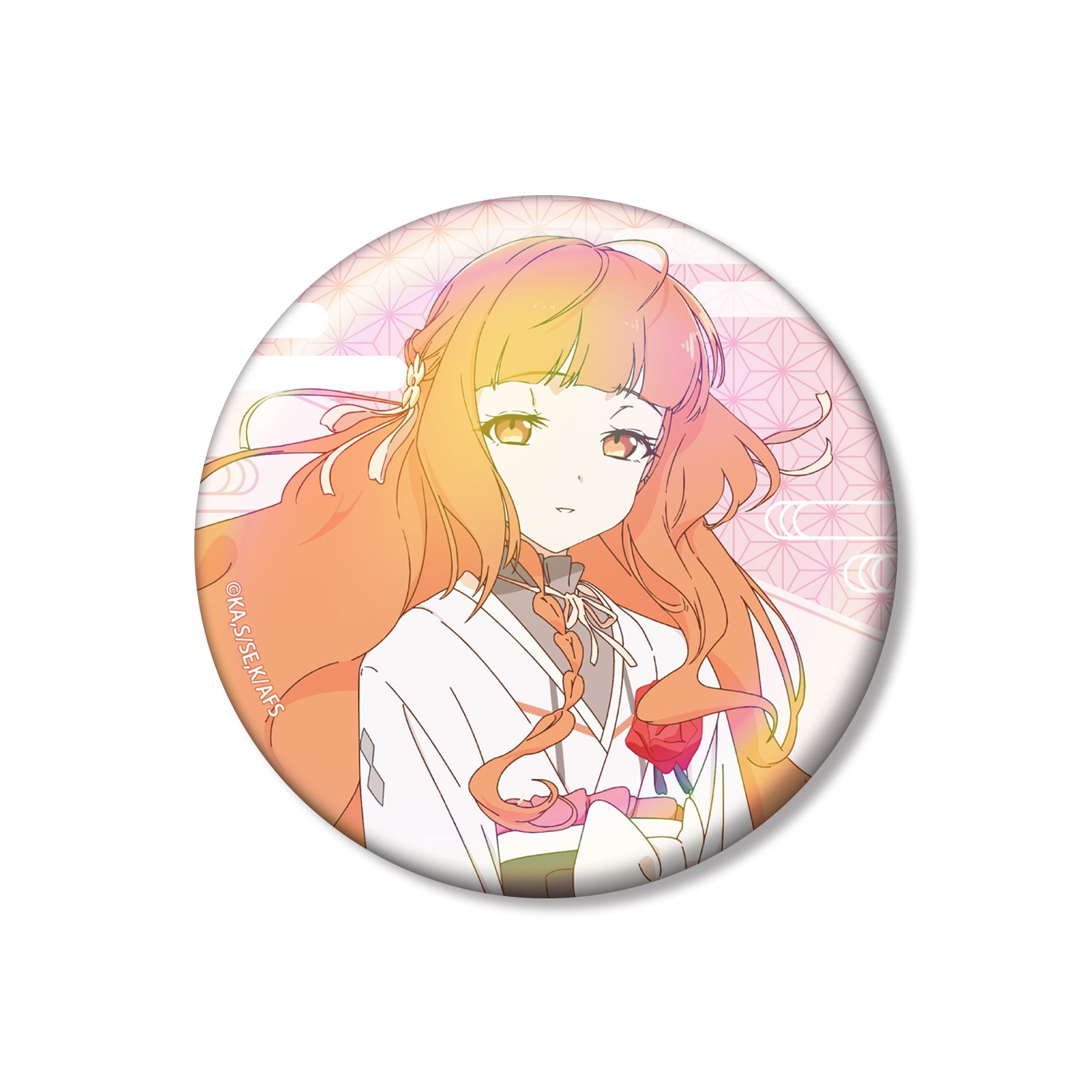 テレビアニメ『春夏秋冬代行者 春の舞』 花葉雛菊 75mmオーロラ缶バッジ - 公式商品画像 | AniSmile