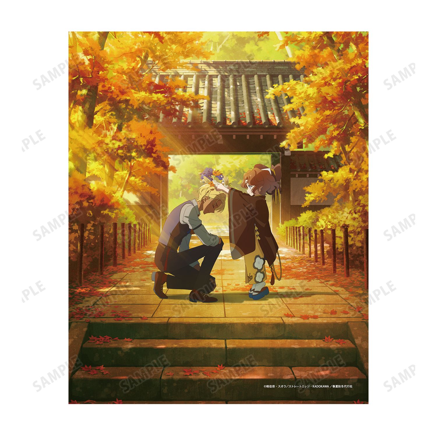 テレビアニメ『春夏秋冬代行者 春の舞』 祝月撫子&阿左美竜胆 キービジュアル F3号キャンバスボード 画像 3 | AniSmile