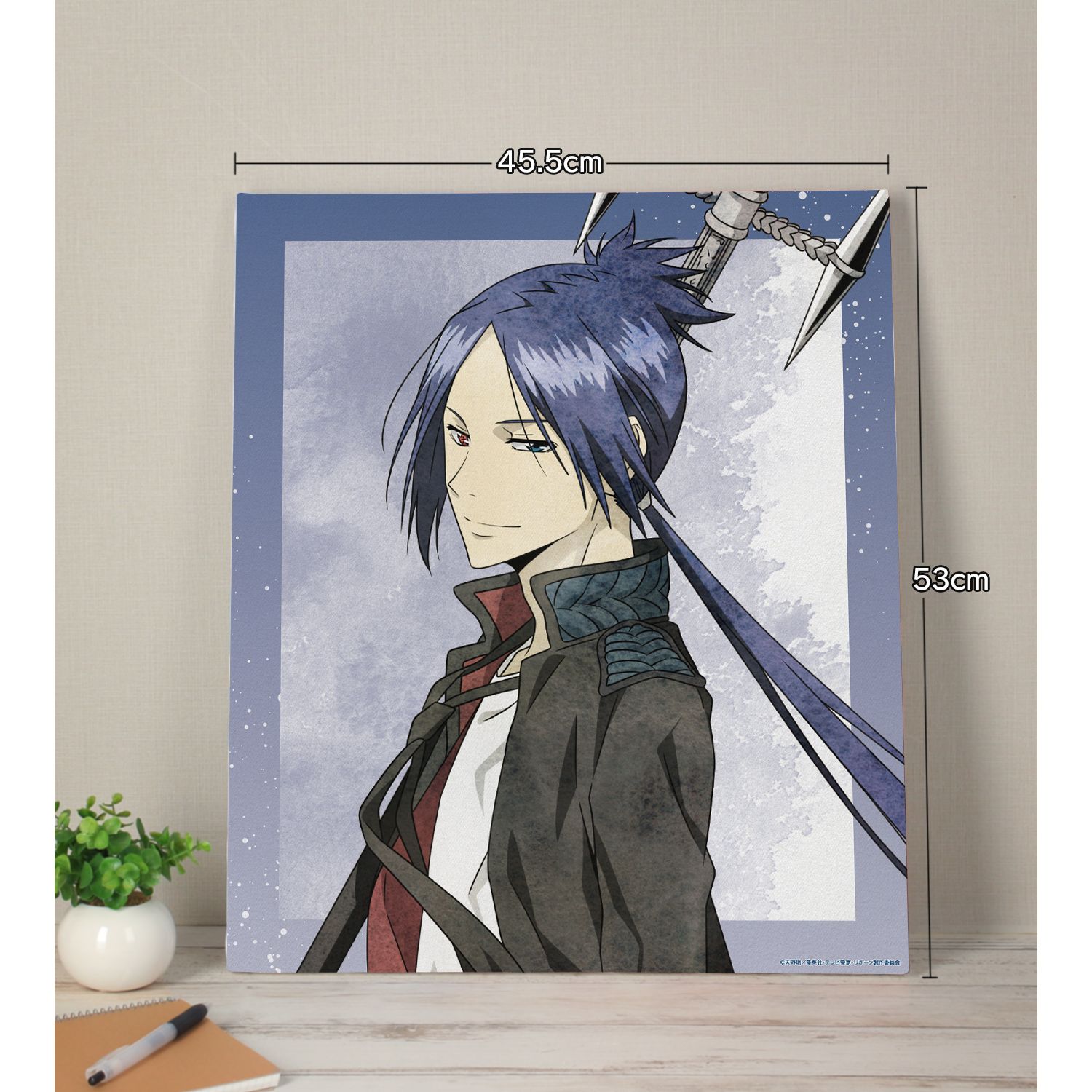 TVアニメ『家庭教師ヒットマンREBORN!』 描き下ろし 六道 骸(10年後) 歩みver. BIGキャンバスボード 画像 4 | AniSmile