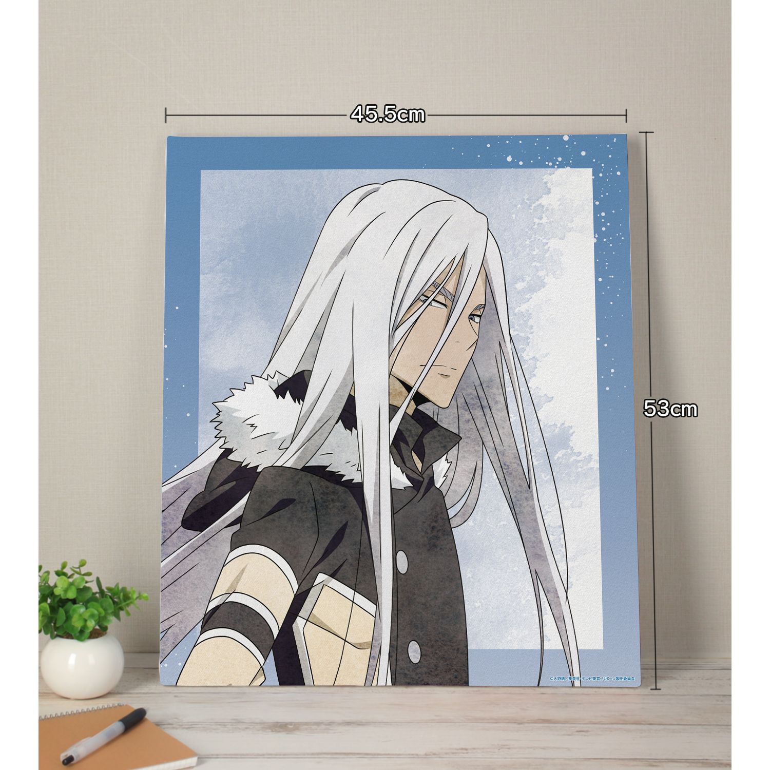 TVアニメ『家庭教師ヒットマンREBORN!』 描き下ろし スペルビ・スクアーロ(10年後) 歩みver. BIGキャンバスボード 画像 4 | AniSmile
