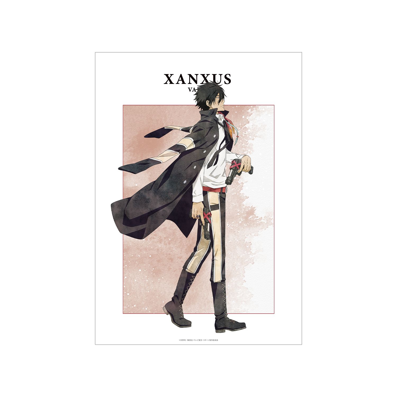 TVアニメ『家庭教師ヒットマンREBORN!』 描き下ろし XANXUS(10年後) 歩みver. A3マット加工ポスター - 公式商品画像 | AniSmile