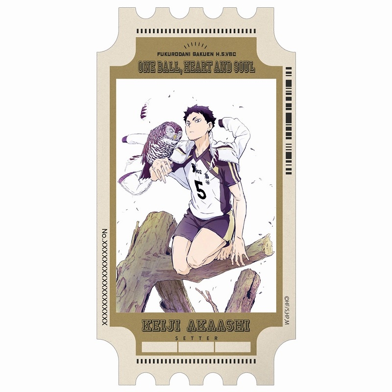 ハイキュー!! 描き下ろし 赤葦京治 ステッカー - 公式商品画像 | AniSmile