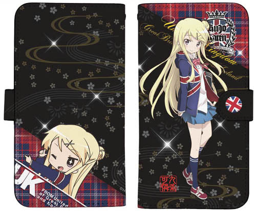 きんいろモザイク 九条カレン 手帳型スマホケース 158 - 公式商品画像 | AniSmile