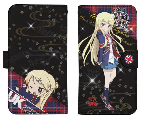 きんいろモザイク 九条カレン 手帳型スマホケース 148 - 公式商品画像 | AniSmile
