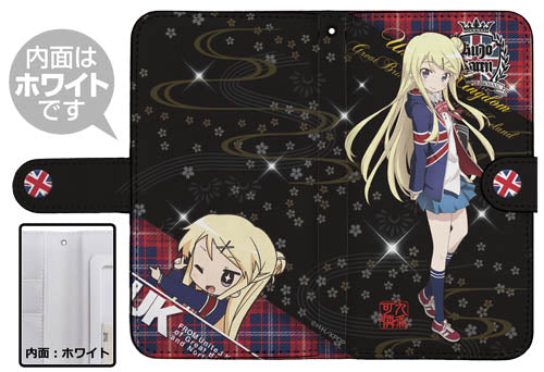 きんいろモザイク 九条カレン 手帳型スマホケース 138 - 公式商品画像 | AniSmile