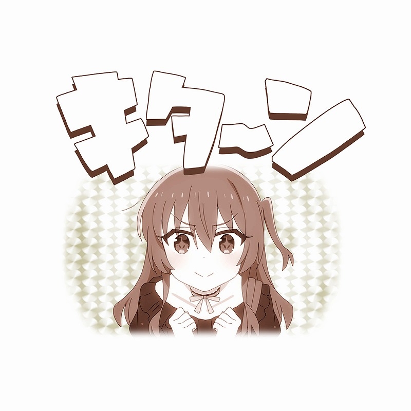 アニメ「ぼっち・ざ・ろっく!」 喜多郁代の「キターン」 Tシャツ/WHITE-L 画像 2 | AniSmile