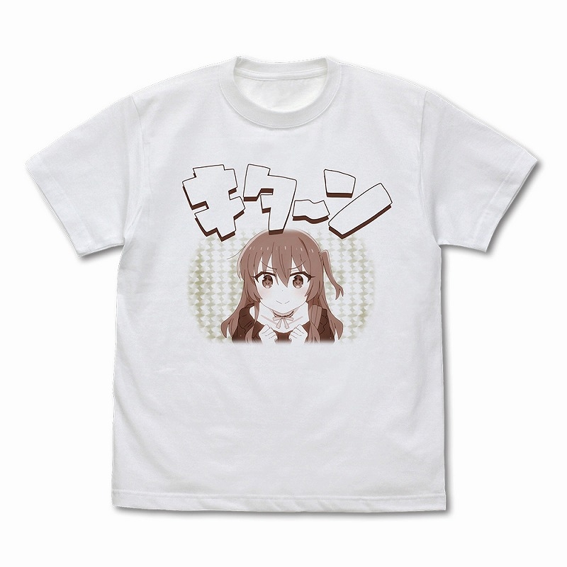 アニメ「ぼっち・ざ・ろっく!」 喜多郁代の「キターン」 Tシャツ/WHITE-M - 公式商品画像 | AniSmile