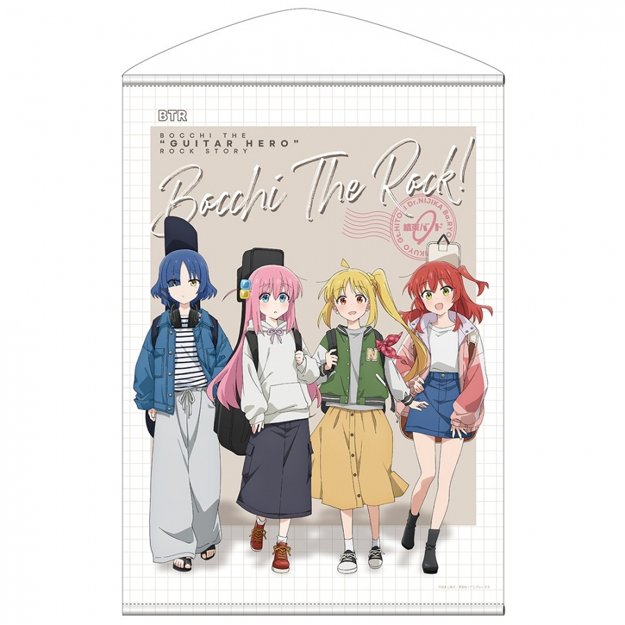 アニメ「ぼっち・ざ・ろっく!」 描き下ろし 結束バンド B2タペストリー ストリートファッションVer. - 公式商品画像 | AniSmile