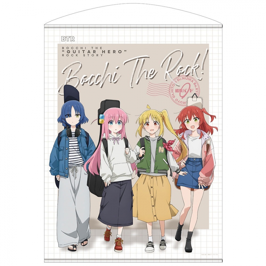 アニメ「ぼっち・ざ・ろっく!」 描き下ろし 結束バンド 100cmタペストリー ストリートファッションVer. - 公式商品画像 | AniSmile