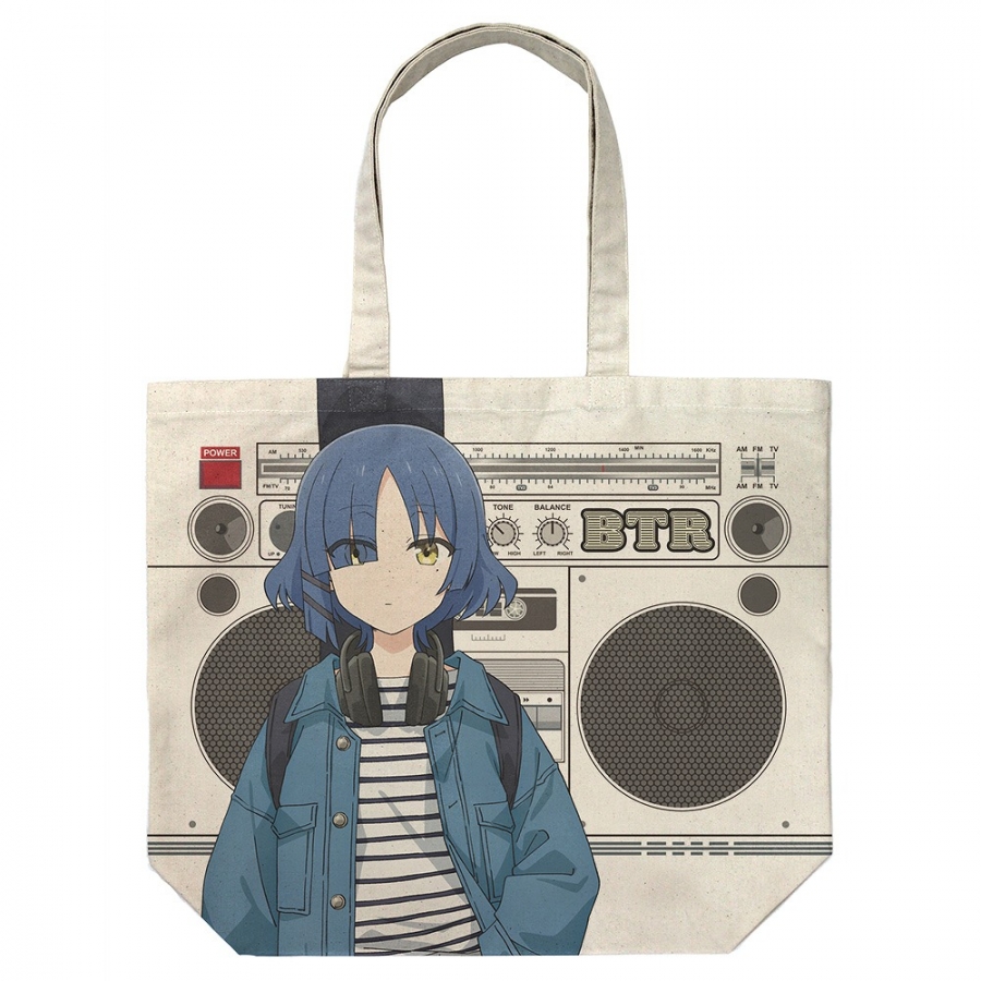 アニメ「ぼっち・ざ・ろっく!」 描き下ろし 山田リョウ フルグラフィックラージトート ストリートファッションVer./NATURAL - 公式商品画像 | AniSmile