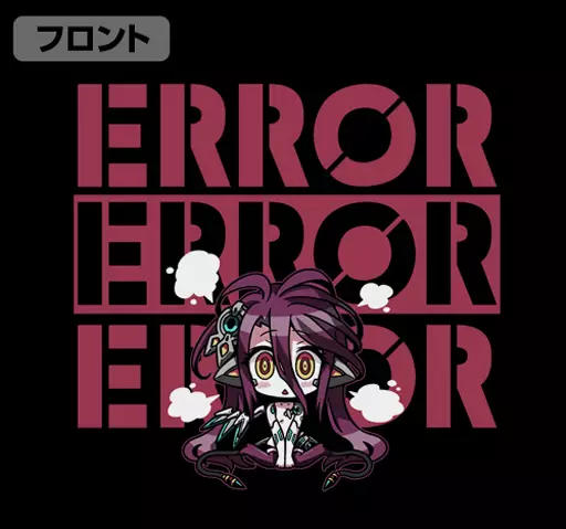 ノーゲーム・ノーライフ シュヴィ エラーTシャツ/BLACK-M 画像 2 | AniSmile