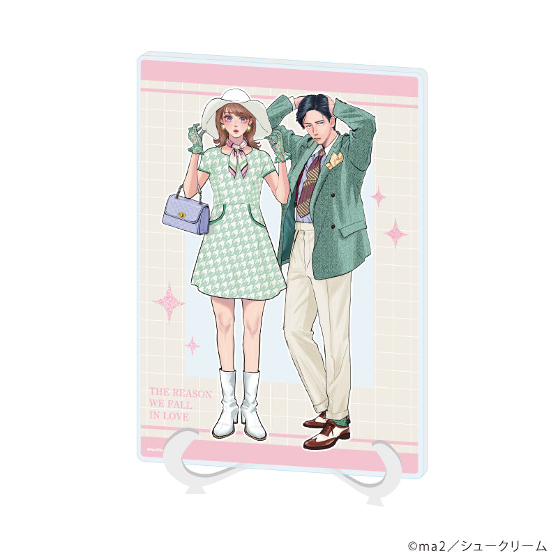 アクリルアートボード(A5サイズ)「私たちが恋する理由」01/集合デザイン(描き下ろしイラスト) - 公式商品画像 | AniSmile