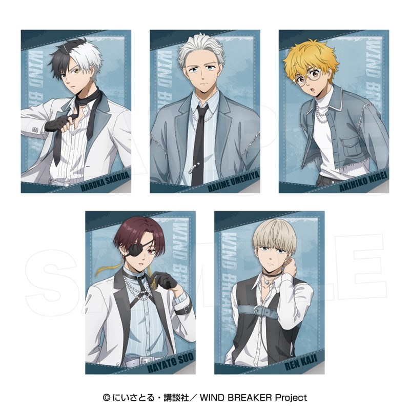 WIND BREAKERポストカードセット(5枚入り)〈クールデニム〉 - 公式商品画像 | AniSmile