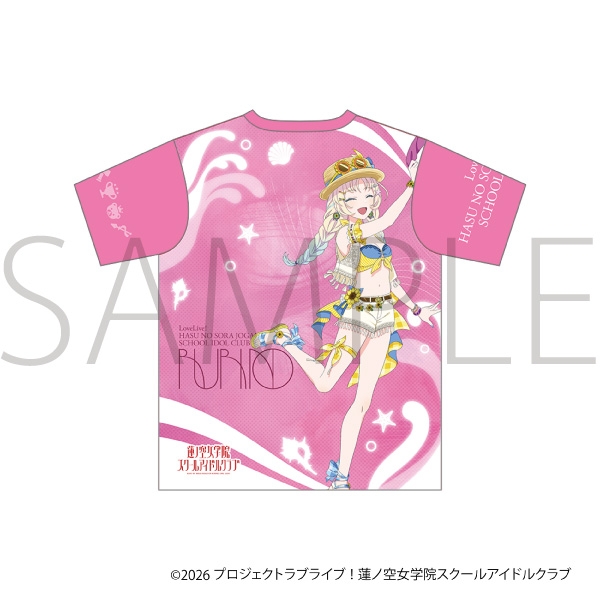 ラブライブ!蓮ノ空女学院スクールアイドルクラブ フルグラフィックTシャツ/大沢 瑠璃乃 画像 2 | AniSmile