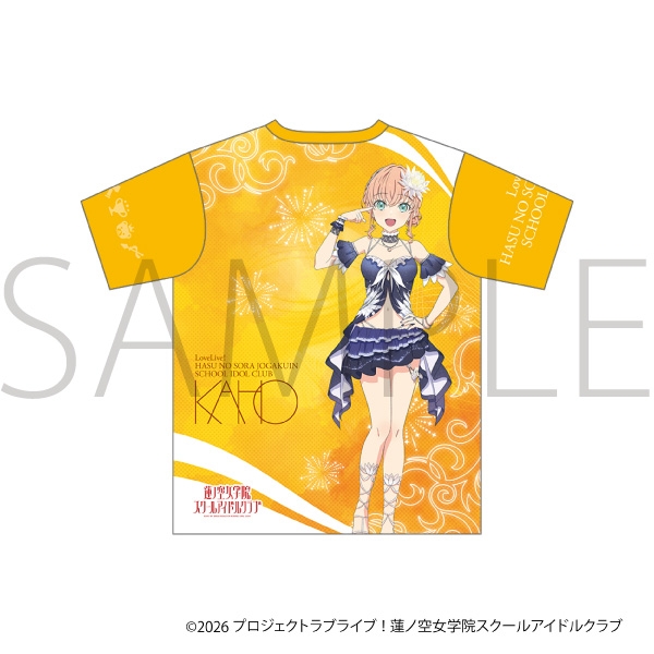 ラブライブ!蓮ノ空女学院スクールアイドルクラブ フルグラフィックTシャツ/日野下 花帆 画像 2 | AniSmile