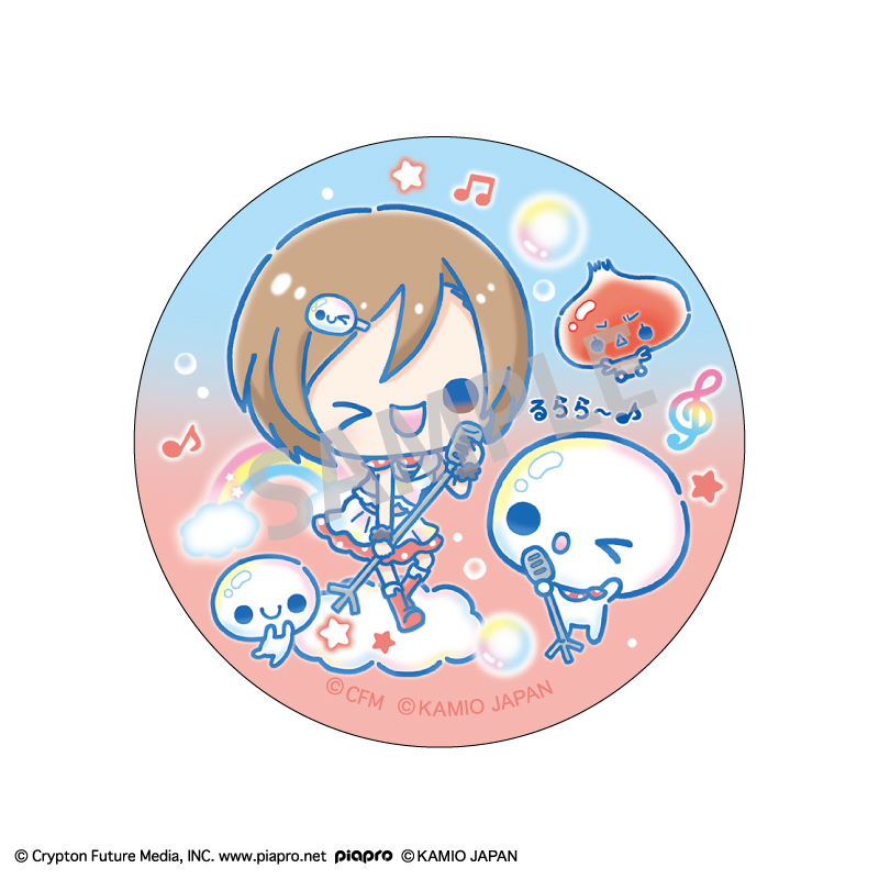初音ミク×ぷくぷくあわわちゃん トレーディング缶バッジ 画像 3 | AniSmile