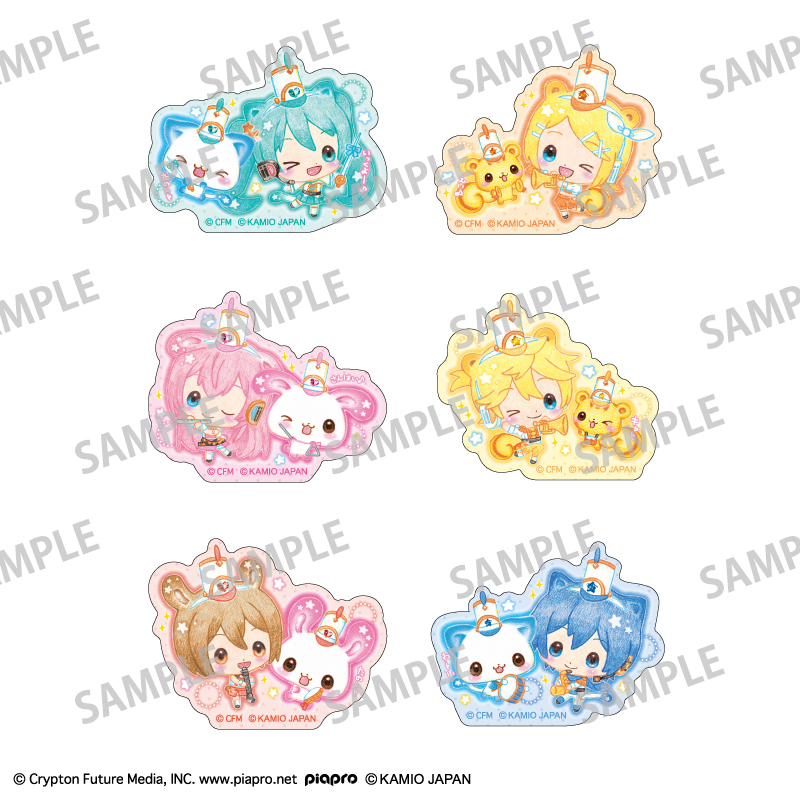 初音ミク×Happy March シールフレーク - 公式商品画像 | AniSmile