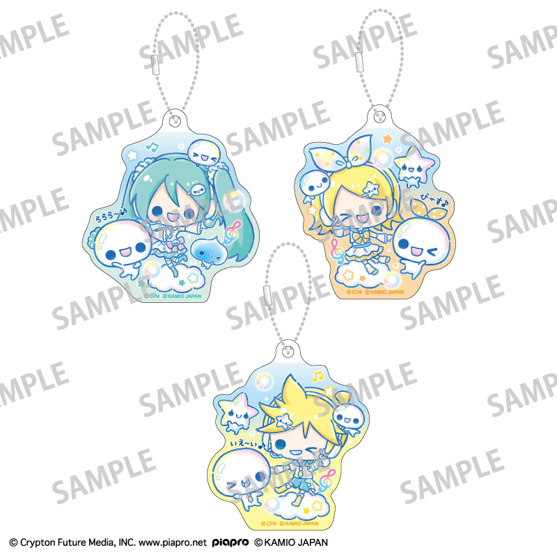 アクリルキーホルダーセット 初音ミク・鏡音リン・鏡音レン - 公式商品画像 | AniSmile