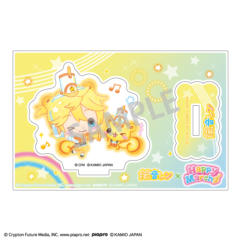 初音ミク×Happy March ミニアクリルスタンド 鏡音レン 画像 2 | AniSmile
