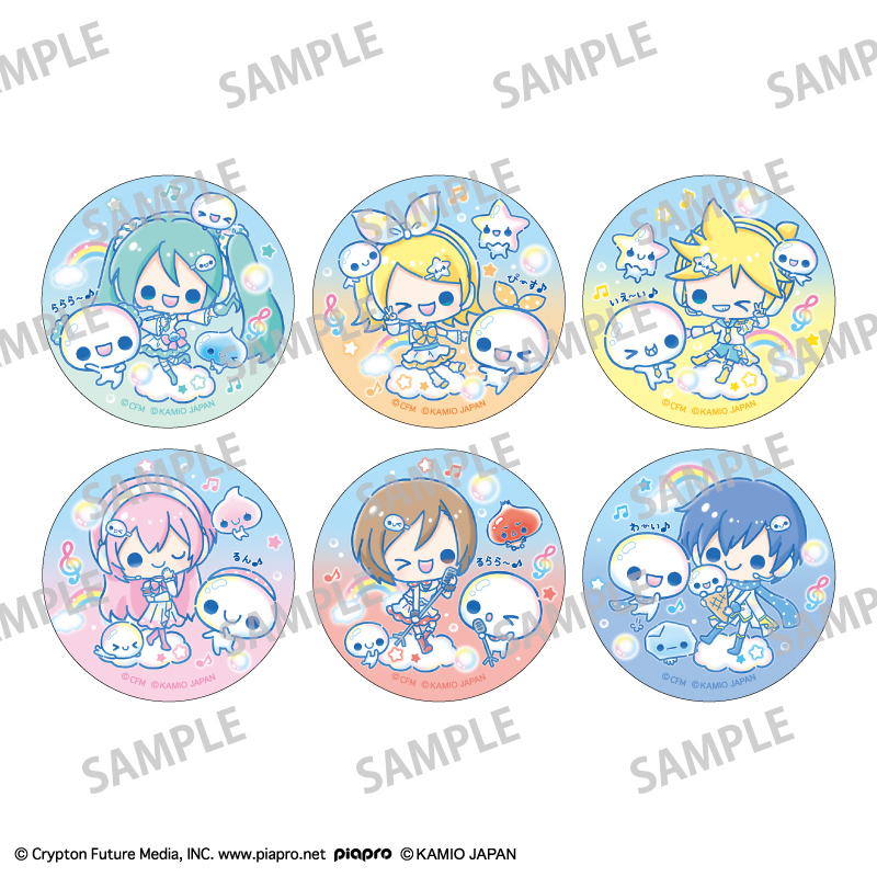 初音ミク×ぷくぷくあわわちゃん トレーディング缶バッジ 画像 4 | AniSmile