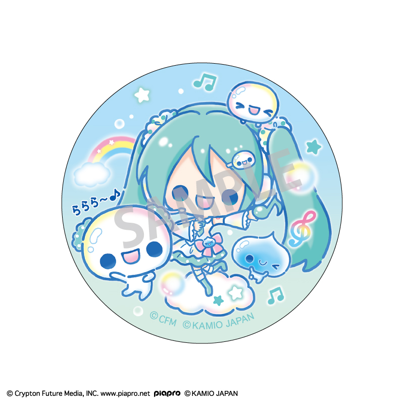 初音ミク×ぷくぷくあわわちゃん トレーディング缶バッジ 画像 5 | AniSmile