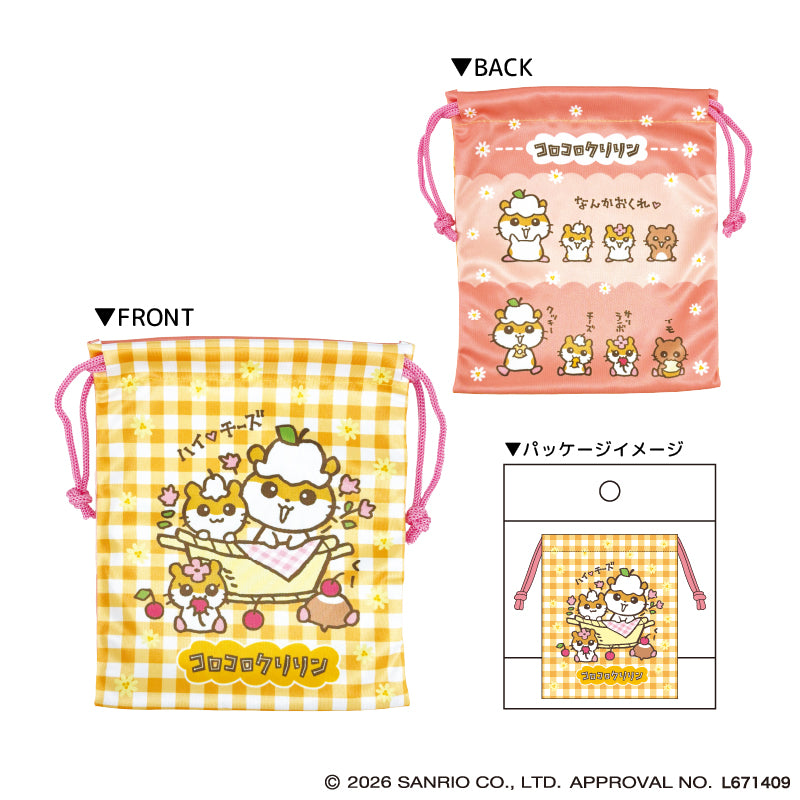 コロコロクリリン 巾着 オレンジ - 公式商品画像 | AniSmile