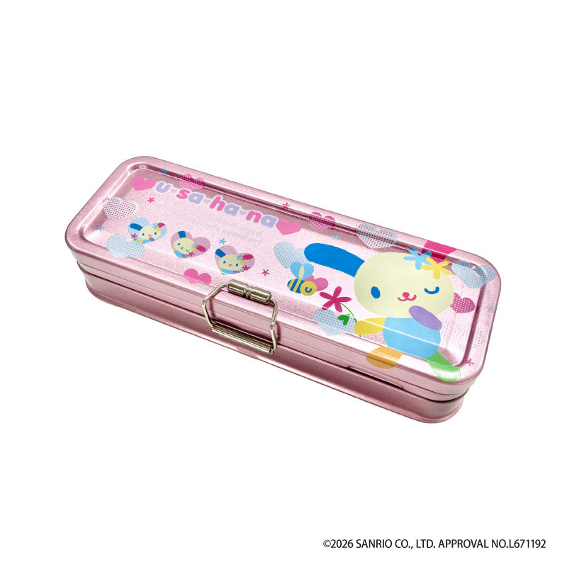 ウサハナ 缶ペンケース ピンク - 公式商品画像 | AniSmile