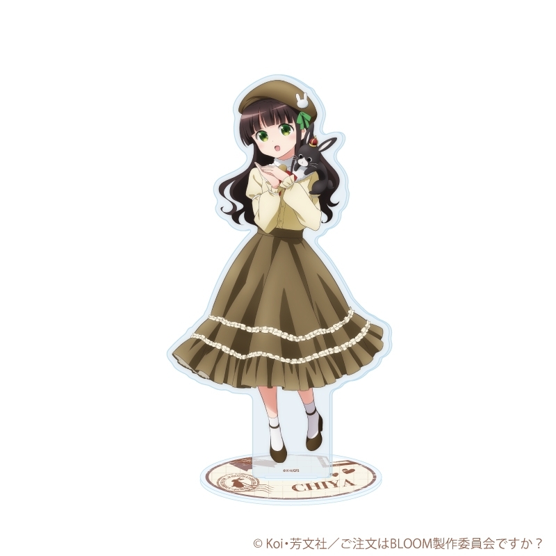 アクリルスタンド「ご注文はうさぎですか?BLOOM」28/千夜 ベレー帽ver.(描き下ろしイラスト) - 公式商品画像 | AniSmile