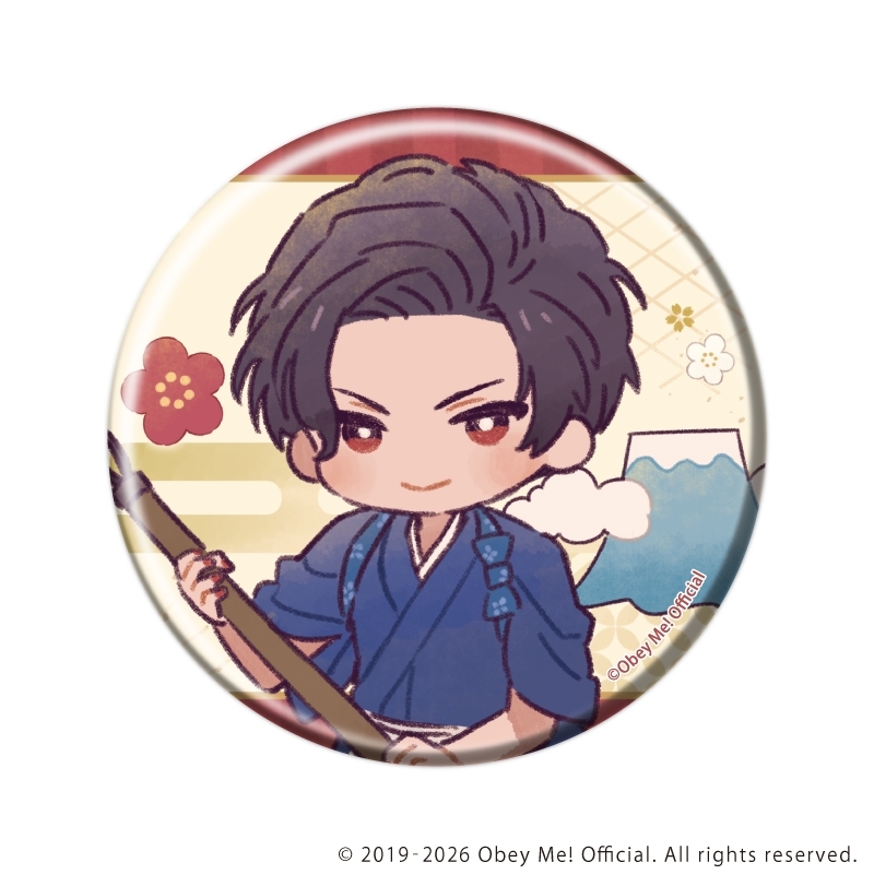 缶バッジ「Obey Me! Nightbringer」31/お正月ver.ブラインド(全7種)(レトロアートイラスト) 画像 2 | AniSmile