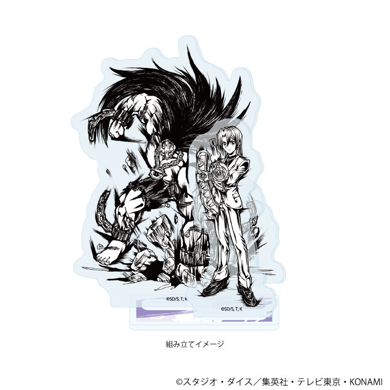 アクリルスタンドプレート「遊☆戯☆王デュエルモンスターズGX」08/エド・フェニックス(墨絵イラスト) Image 2 | AniSmile