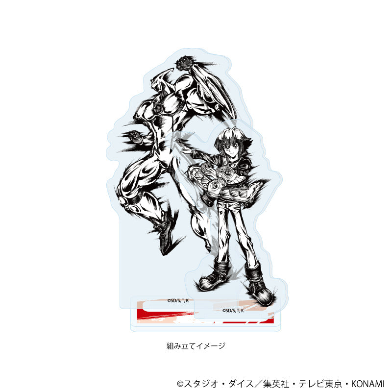 アクリルスタンドプレート「遊☆戯☆王デュエルモンスターズGX」06/遊城十代(墨絵イラスト) Image 2 | AniSmile