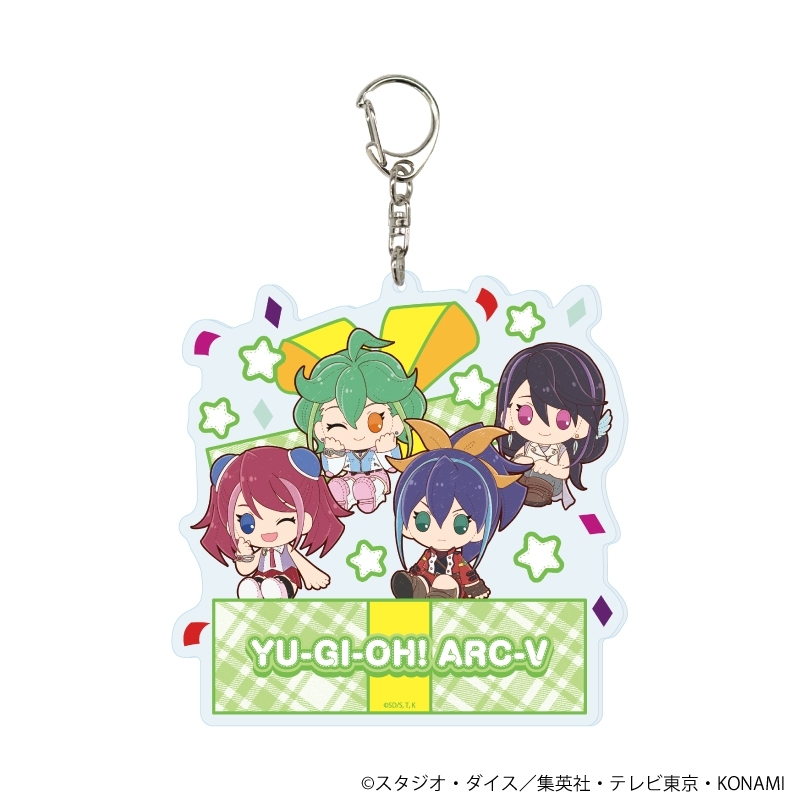 デカアクリルキーホルダー「遊☆戯☆王ARC-V」02/柚子&セレナ&リン&瑠璃(ぽてぬいアート) - 公式商品画像 | AniSmile