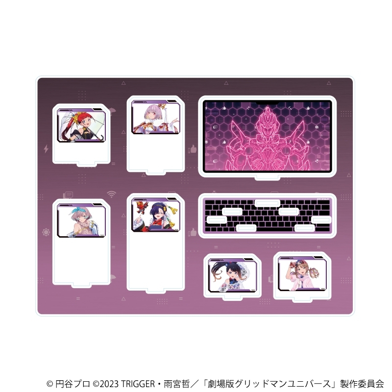 アクリルジオラマ「グリッドマンユニバース」01/集合デザイン バーチャルライバーver.(描き下ろしイラスト) - 公式商品画像 | AniSmile