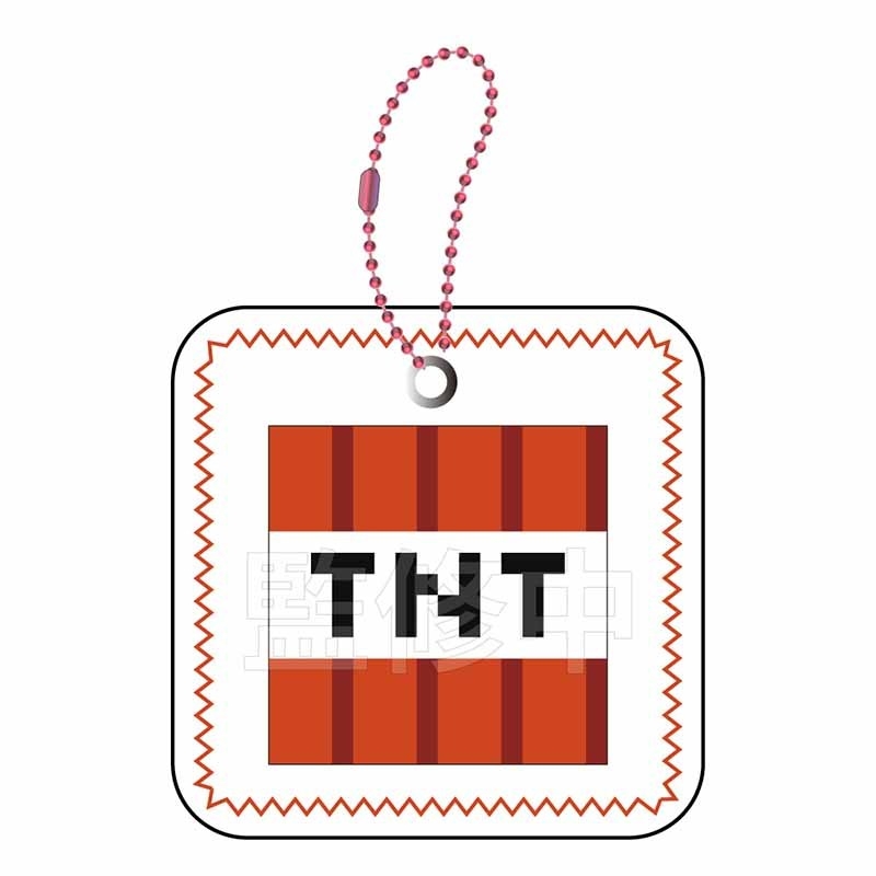 マインクラフト むにぺちょ スクィーズキーホルダー TNT - 公式商品画像 | AniSmile