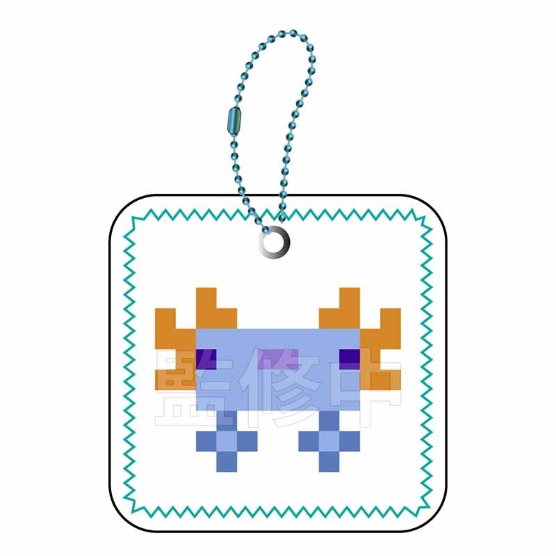 マインクラフト むにぺちょ スクィーズキーホルダー ウーパールーパー(ブルー) - 公式商品画像 | AniSmile