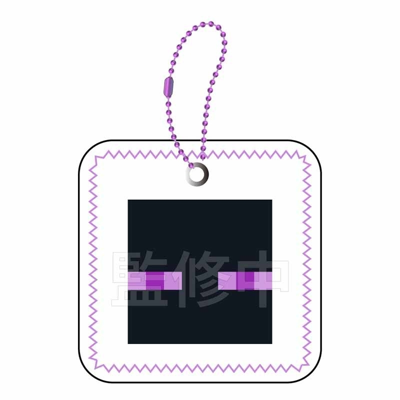 マインクラフト むにぺちょ スクィーズキーホルダー エンダーマン - 公式商品画像 | AniSmile