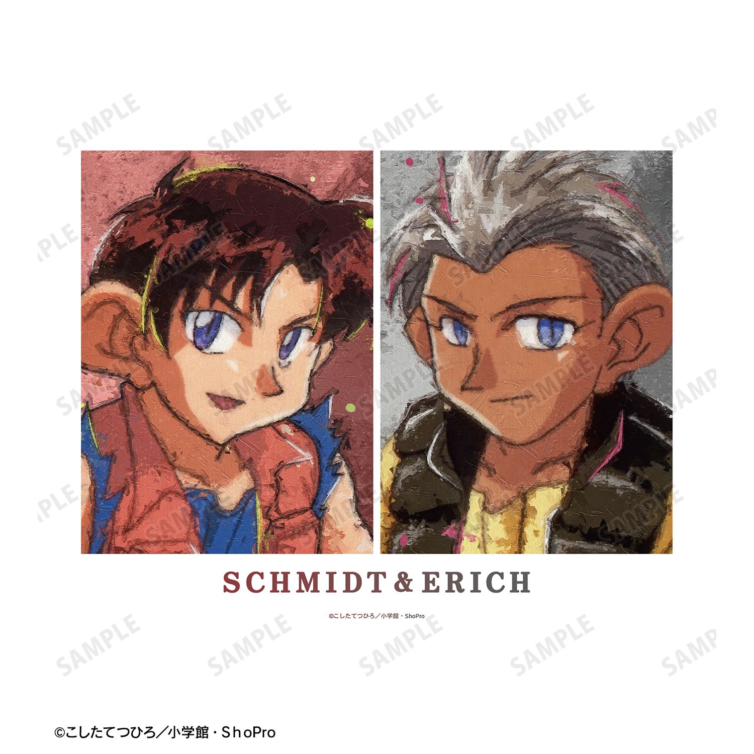 TVアニメ「爆走兄弟レッツ&ゴー!!」 シュミット&エーリッヒ grunge CANVAS キャンバスボード 画像 2 | AniSmile