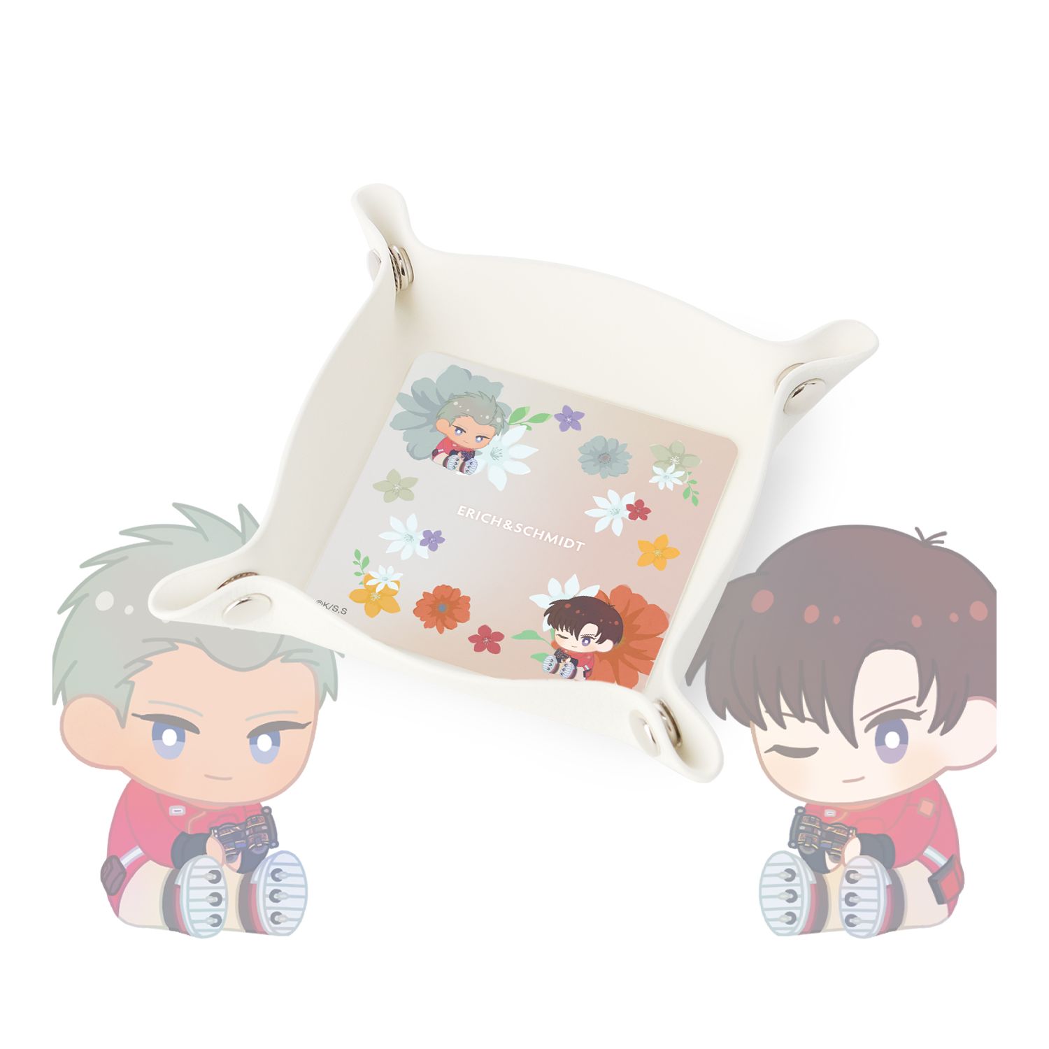 TVアニメ「爆走兄弟レッツ&ゴー!!」 エーリッヒ&シュミット Botania PUレザーマルチトレー - 公式商品画像 | AniSmile