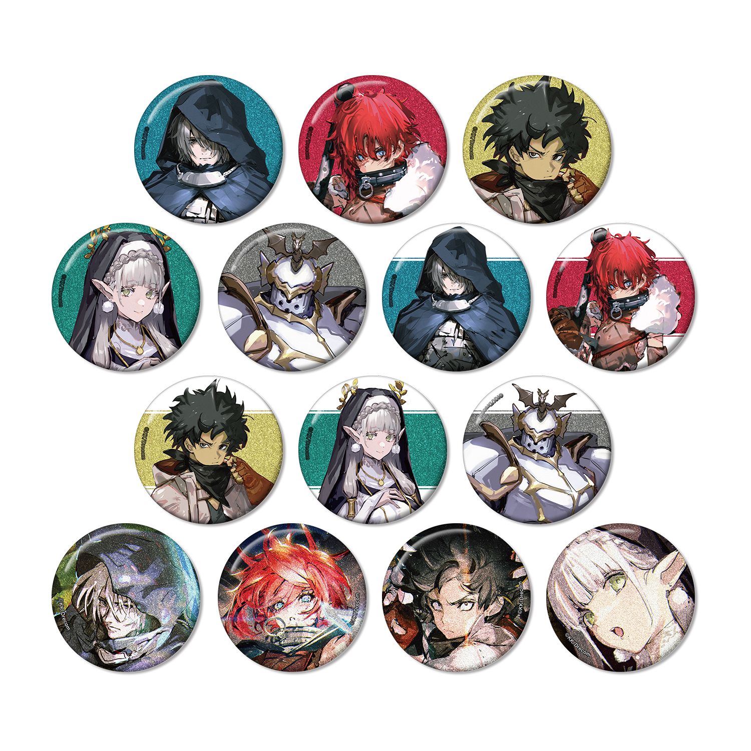 ブレイド&バスタード トレーディンググリッター缶バッジ(単位/単品) - 公式商品画像 | AniSmile