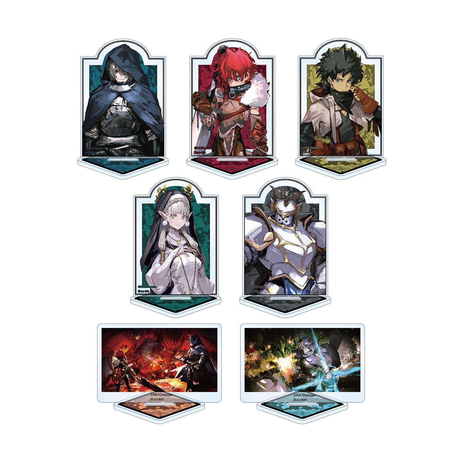 ブレイド&バスタード トレーディングアクリルスタンド(単位/単品) - 公式商品画像 | AniSmile