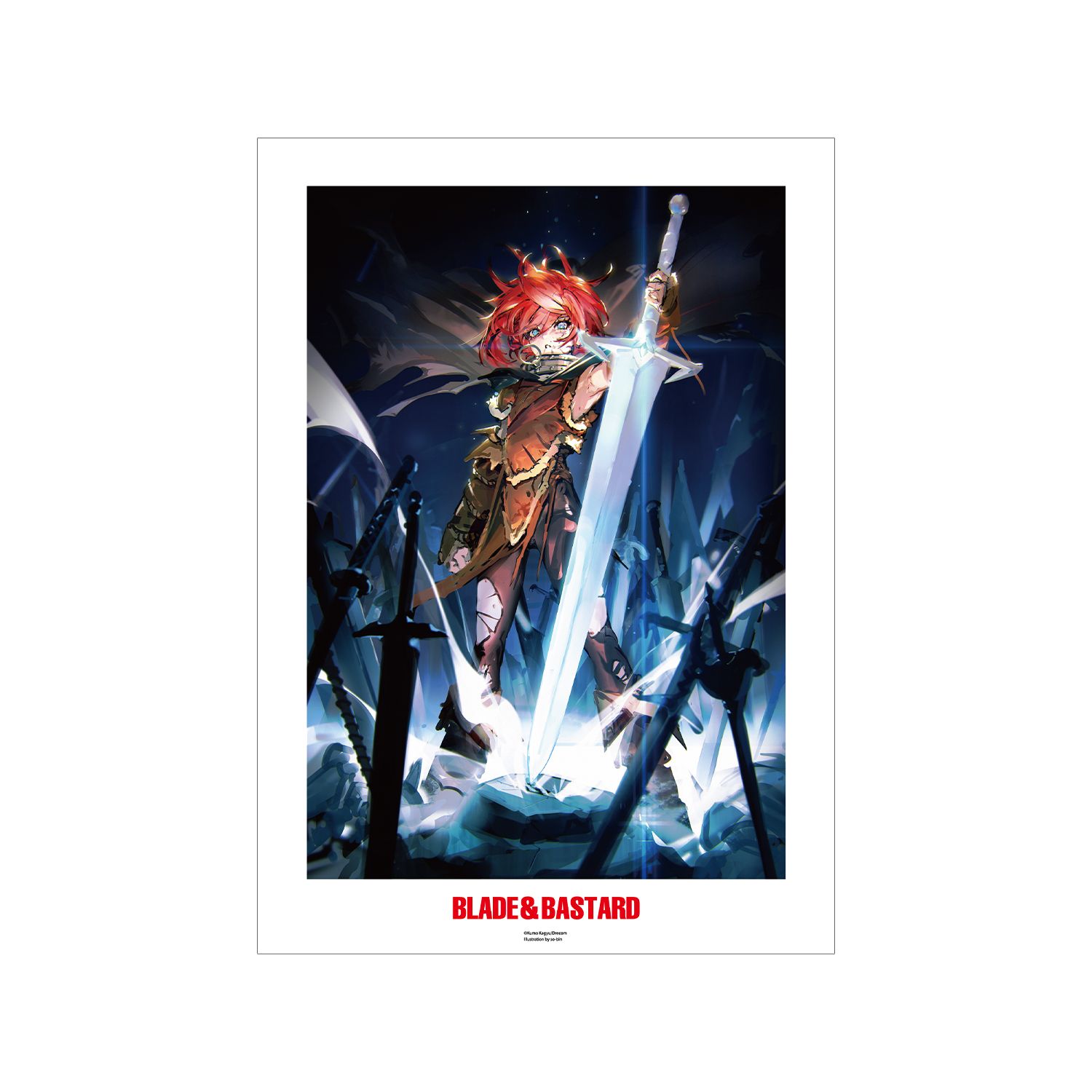ブレイド&バスタード 3巻表紙 A3マット加工ポスター - 公式商品画像 | AniSmile
