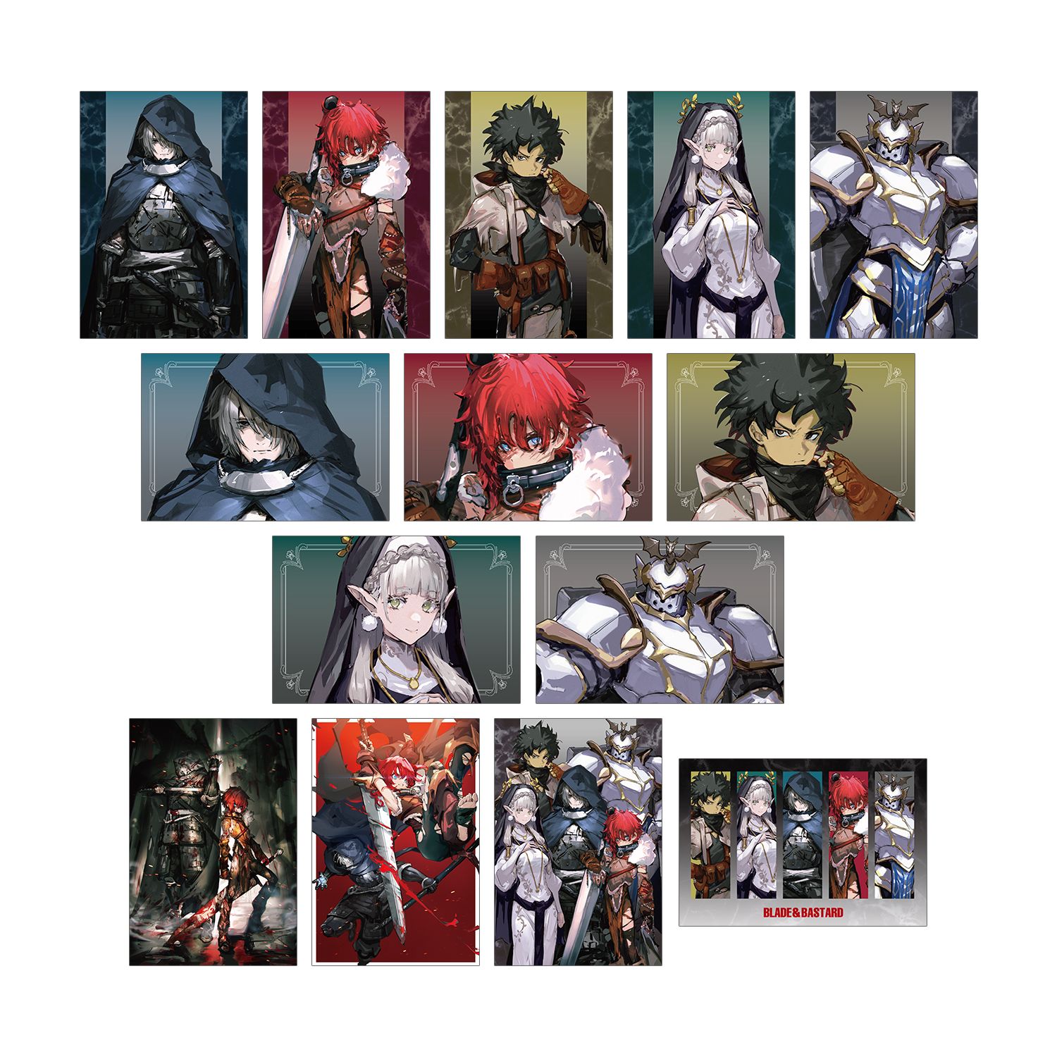 ブレイド&バスタード トレーディングポストカード2枚セット(単位/単品) - 公式商品画像 | AniSmile