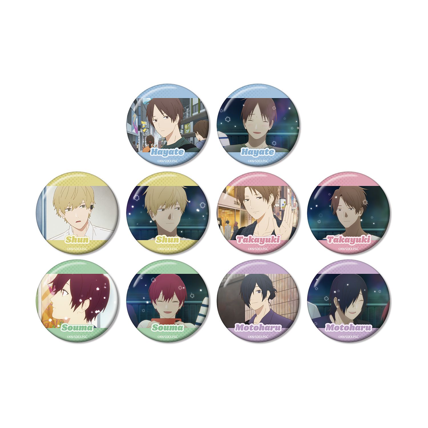 TVアニメ『クールドジ男子』 トレーディング場面写缶バッジ(単位/単品) - 公式商品画像 | AniSmile