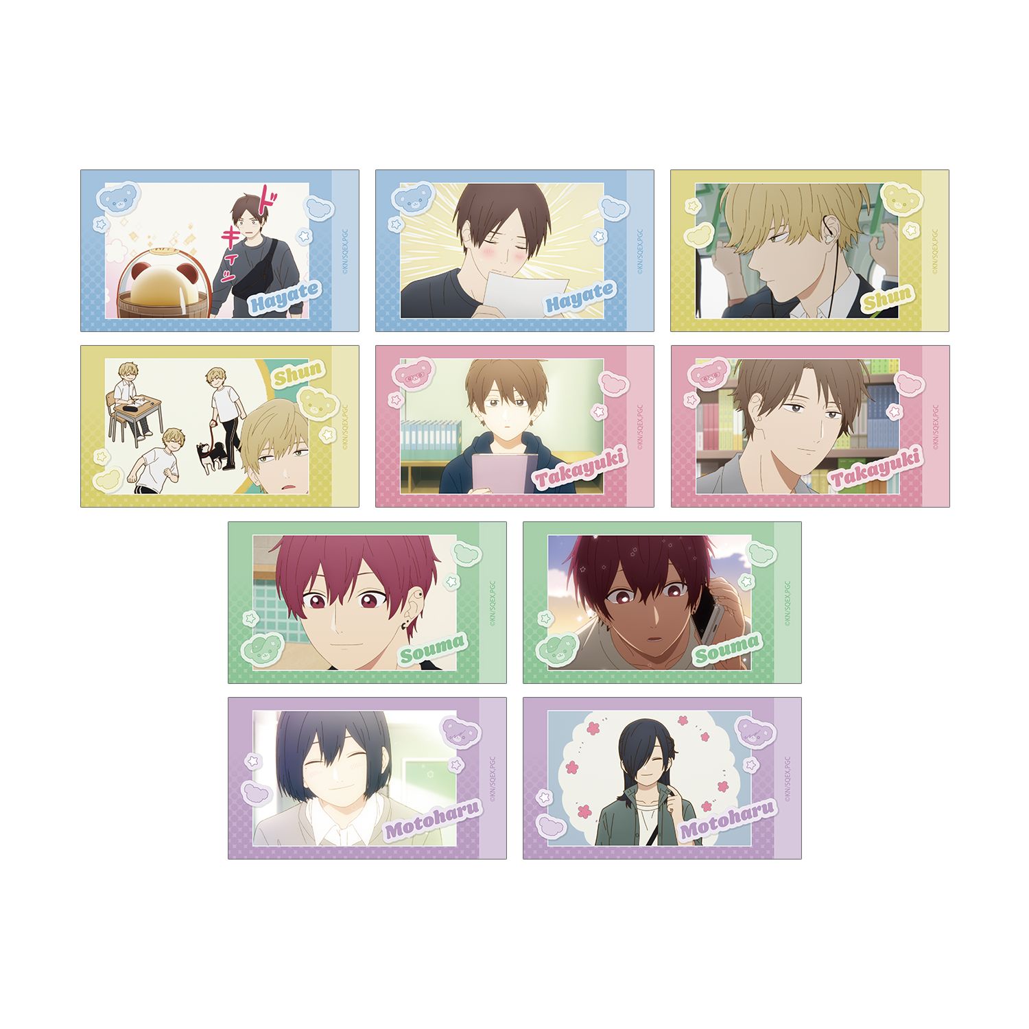 TVアニメ『クールドジ男子』 トレーディング場面写イラストカード(単位/単品) - 公式商品画像 | AniSmile