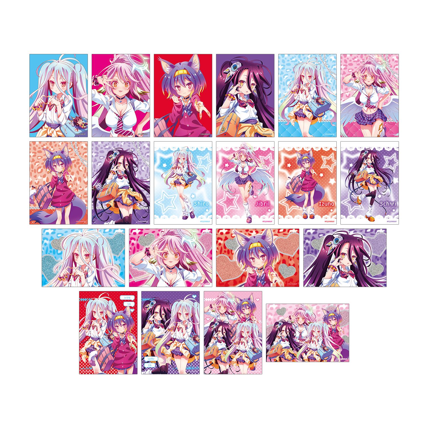 ノーゲーム・ノーライフ ゼロ 描き下ろし ギャル制服ver. トレーディングブロマイド(単位/単品) 画像 2 | AniSmile