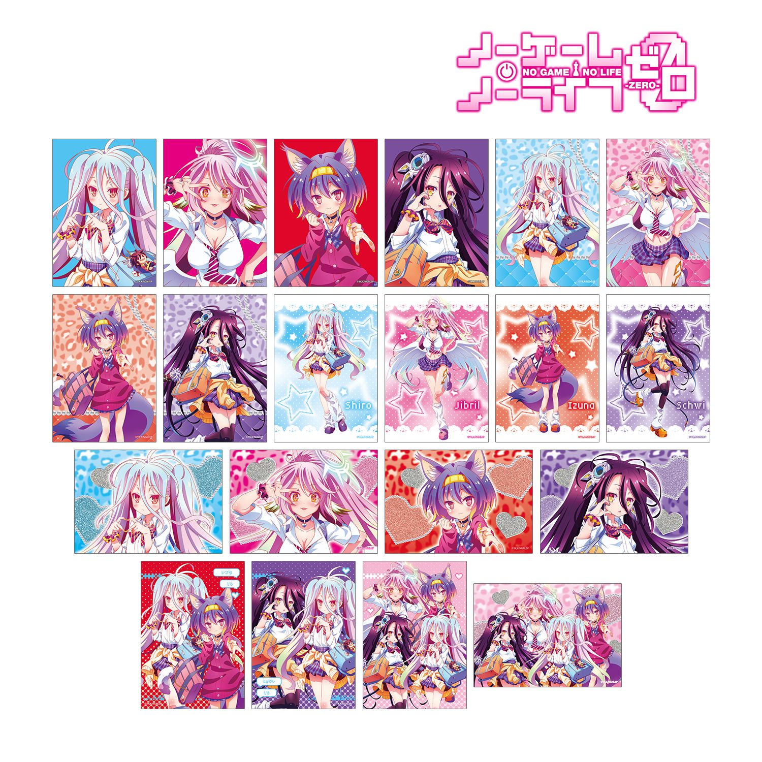 ノーゲーム・ノーライフ ゼロ 描き下ろし ギャル制服ver. トレーディングブロマイド(単位/単品) 画像 3 | AniSmile