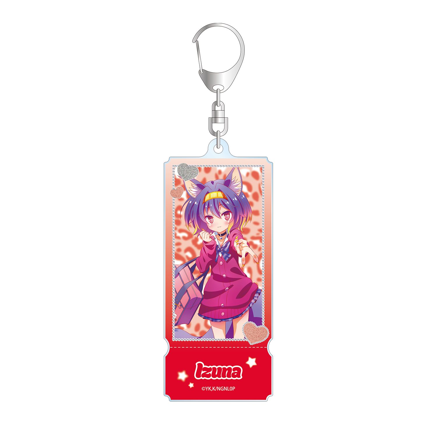 ノーゲーム・ノーライフ ゼロ 描き下ろし 初瀬いづな ギャル制服ver. チケット風BIGアクリルキーホルダー 画像 2 | AniSmile
