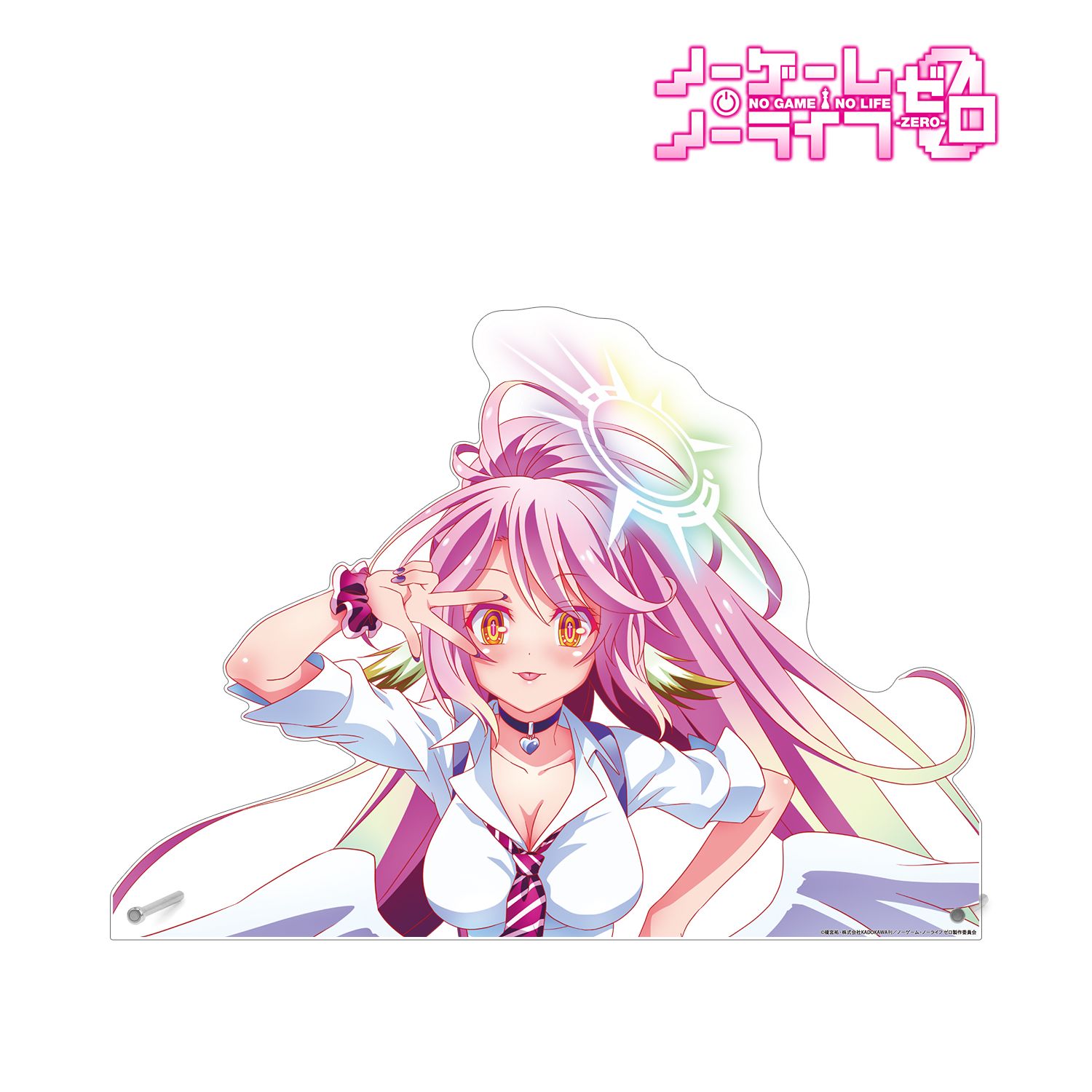 ノーゲーム・ノーライフ ゼロ 描き下ろし ジブリール ギャル制服ver. 特大ダイカットアクリルパネル 画像 2 | AniSmile